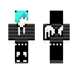 Blue Emo Angel
