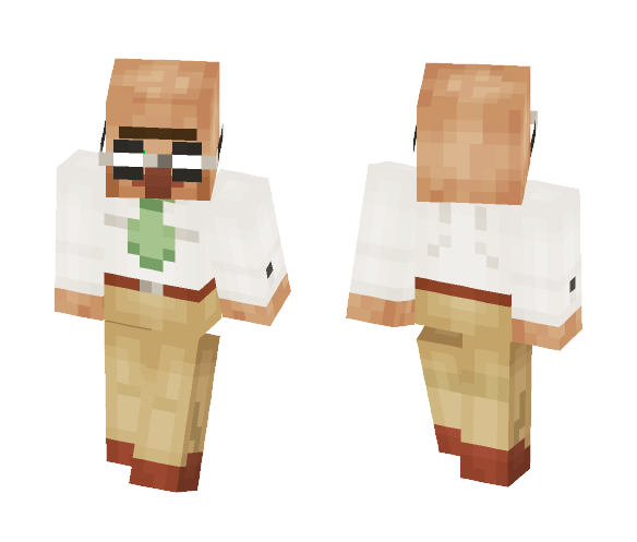 Download Free The Villager Of The Strange Earth Skin for Minecraft image 1 The Villager Of The Strange Earth - Interchangeable Minecraft Skins - image 1