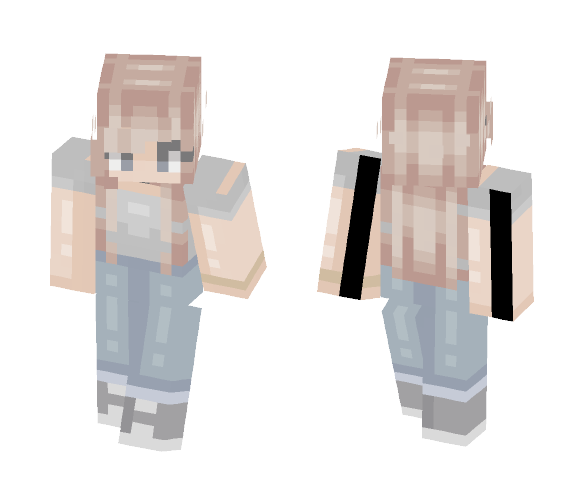 cold air & grey days - Female Minecraft Skins - image 1