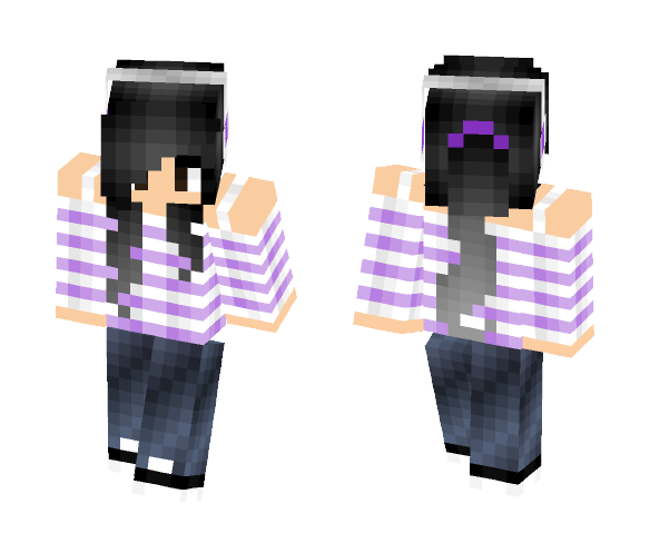 Ponytail Girl - Girl Minecraft Skins - image 1