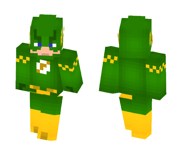 Nature Flash [Custom Speedster] - Male Minecraft Skins - image 1