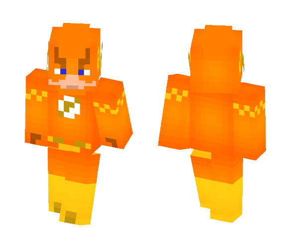 Magma Flash [Custom Speedster] - Male Minecraft Skins - image 1