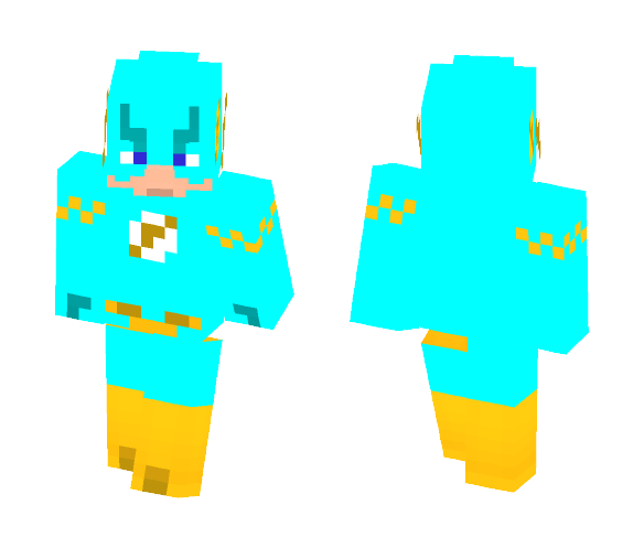 Corallic Flash [Custom Speedster] - Male Minecraft Skins - image 1