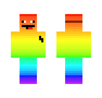 Rainbow PvPer - Male Minecraft Skins - image 2