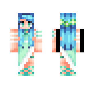 Skin Trade - Turquoise Blue - Female Minecraft Skins - image 2