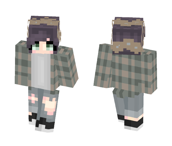 Flannel With a Flower Crown - Flower Crown Minecraft Skins - image 1