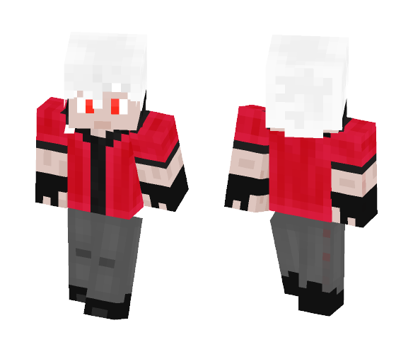 Orange Red Gamer - Male Minecraft Skins - image 1