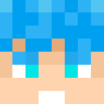 Goku SSGSS - Male Minecraft Skins - image 3