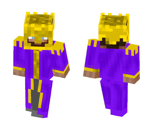 Purple Robed King - Male Minecraft Skins - image 1