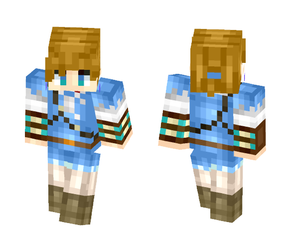 Link- BotW- for Chrisception ???? - Male Minecraft Skins - image 1