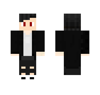 Dante in black Minecraft Skin