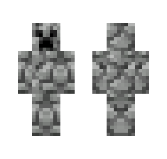 Realistic Cobblestone Creeper - Other Minecraft Skins - image 2