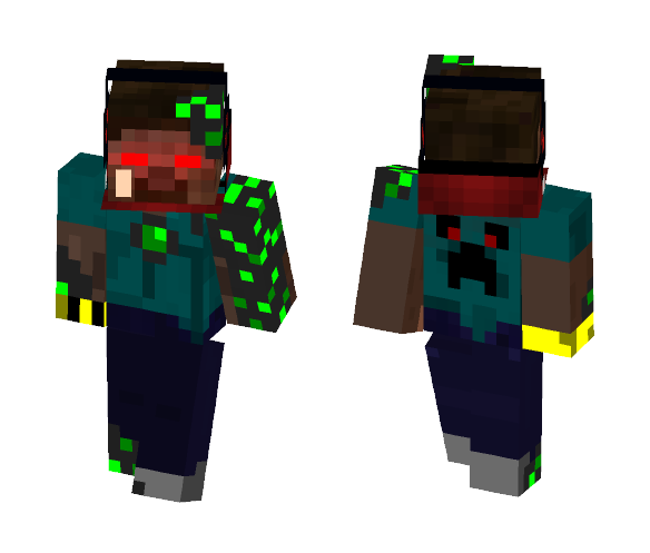 Cyborg Herobrine - Herobrine Minecraft Skins - image 1