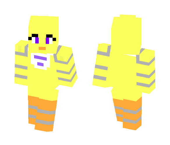 chica the chicken (fnaf) - Female Minecraft Skins - image 1