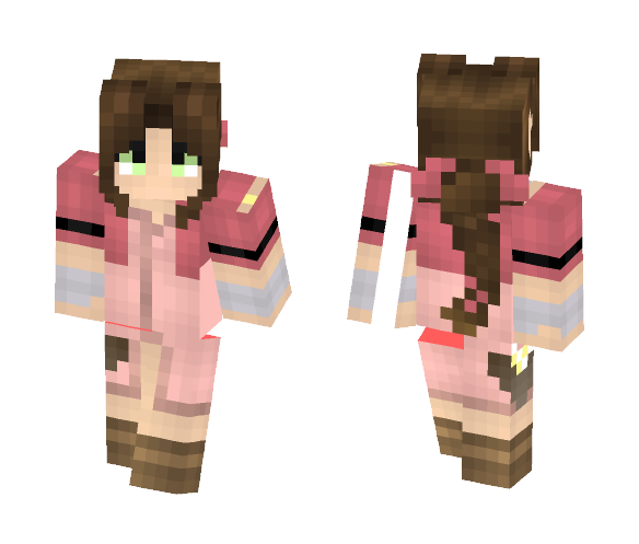 Final Fantasy VII Aerith - Female Minecraft Skins - image 1