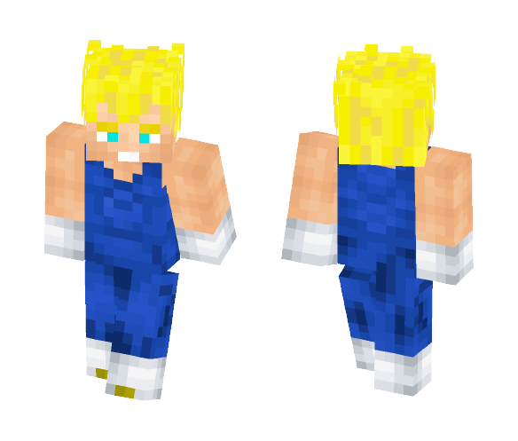 Vegeta Super Saiyan (MajinSaga) - Male Minecraft Skins - image 1