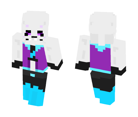 Underlust Sans - Male Minecraft Skins - image 1