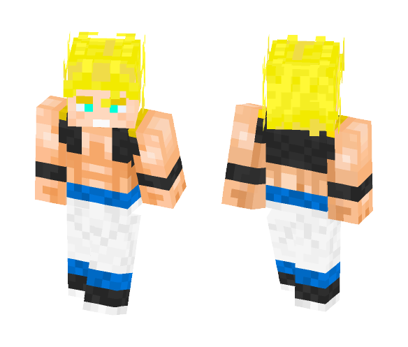 Download Free Gogeta Skin for Minecraft image 1 Gogeta - Male Minecraft Skins - image 1