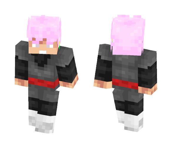 Goku Black Super Saiyan Rosé - Male Minecraft Skins - image 1