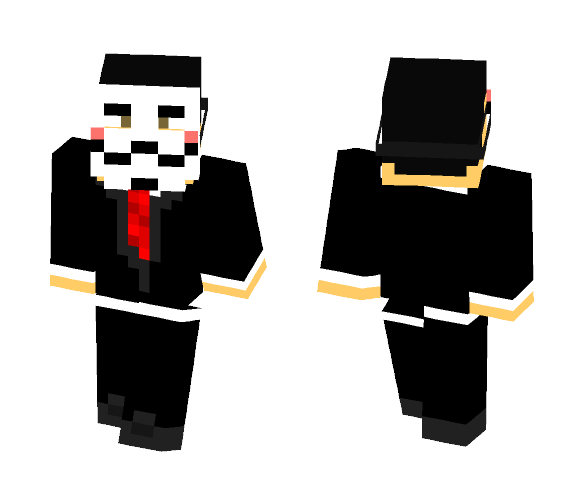Anonymous - Male Minecraft Skins - image 1