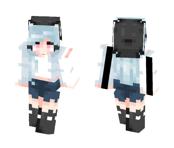 ▶Kitty socks =^.^=◀ - Female Minecraft Skins - image 1
