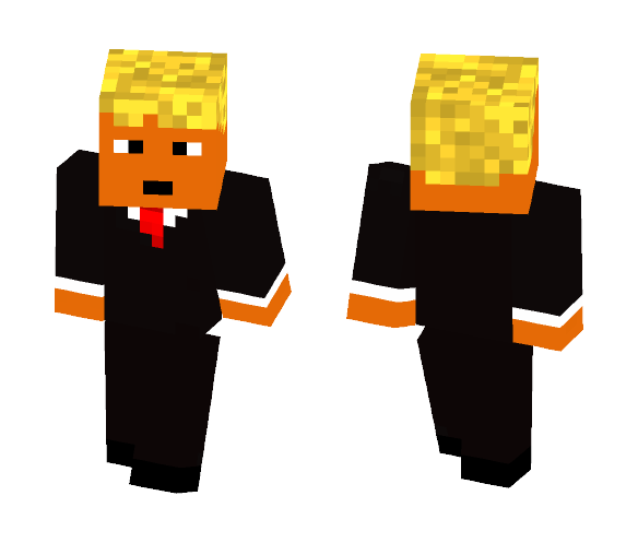 Donald Trump - SPRAY ON TAN!! - Male Minecraft Skins - image 1