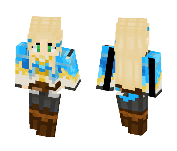 Zelda Breath of The Wild - Female Minecraft Skins - image 1