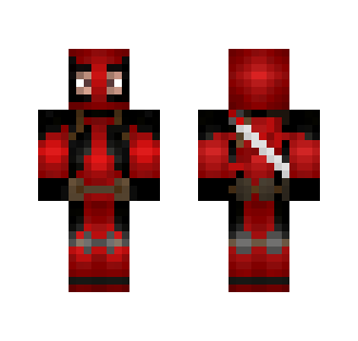 Deadpool Homemade Suit - Comics Minecraft Skins - image 2
