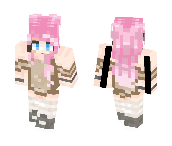 blue eyes - Female Minecraft Skins - image 1
