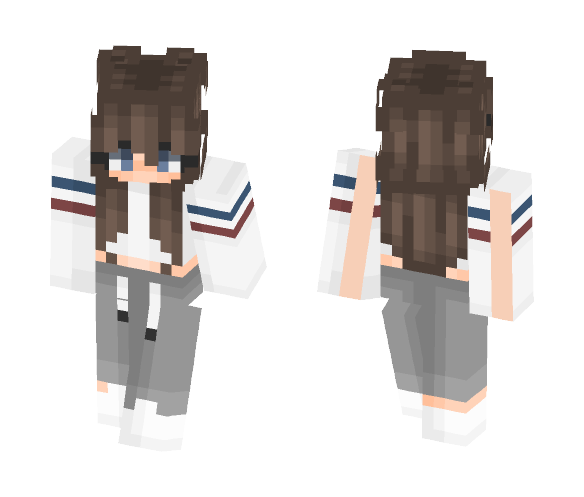 grey sweats ???? - Female Minecraft Skins - image 1
