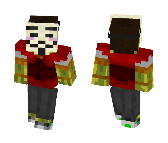 Watermelon Hacker - Male Minecraft Skins - image 1