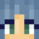 Blue Haired Girl | Tumblr | Summer - Color Haired Girls Minecraft Skins - image 3