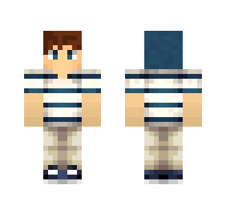 Blue Hoodie, Teen Skin. (Updated) - Male Minecraft Skins - image 2