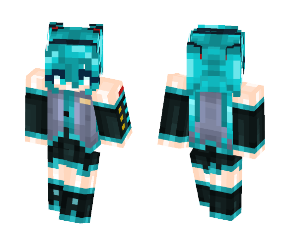 ♥Hatsune Miku♥ [Vocaloid] - Female Minecraft Skins - image 1