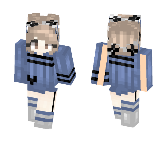 Download Free Undertale Skin for Minecraft image 1 Undertale - Female Minecraft Skins - image 1