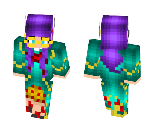 School Days Lyra - Female Minecraft Skins - image 1