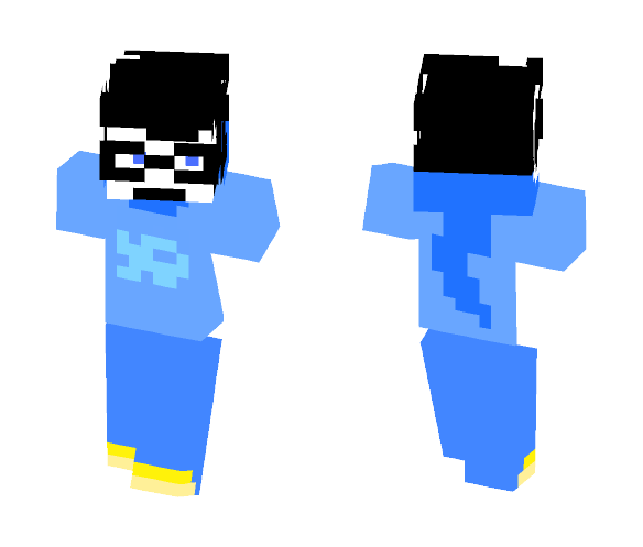John Egbert godtier simple ver - Male Minecraft Skins - image 1