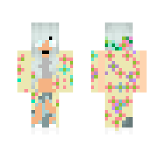 Minty hair | floral base