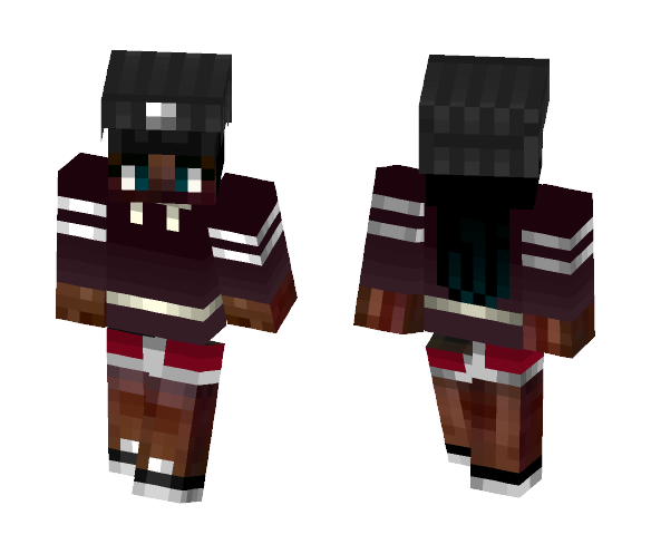 Vine Red Jumper - Female Minecraft Skins - image 1