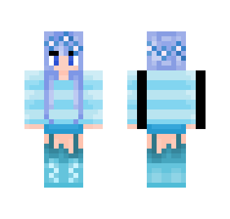 Blue Kawaii Girl - Girl Minecraft Skins - image 2