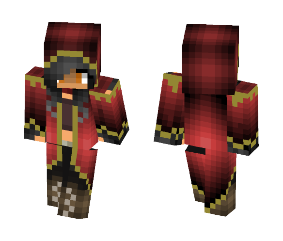 Medieval Dark Mage - Female Minecraft Skins - image 1