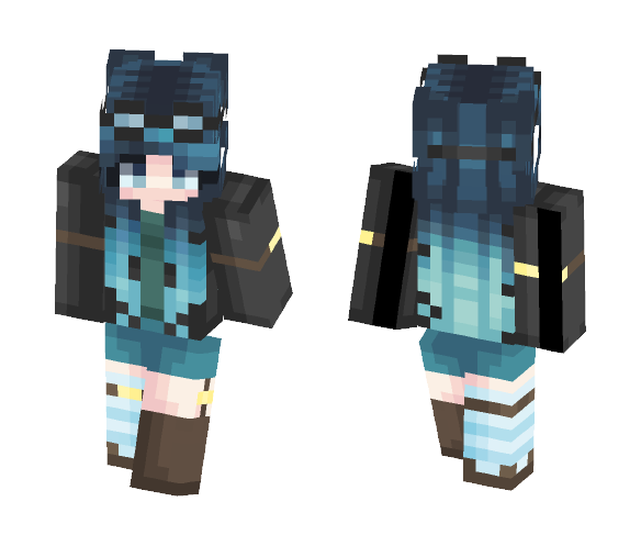 Download Free Girl DanTDM Skin for Minecraft image 1 Girl DanTDM - Girl Minecraft Skins - image 1