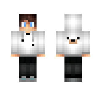 White Hoodie Boy - Boy Minecraft Skins - image 2