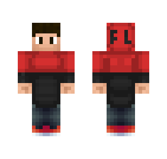 Alex Red-Black Hoodie
