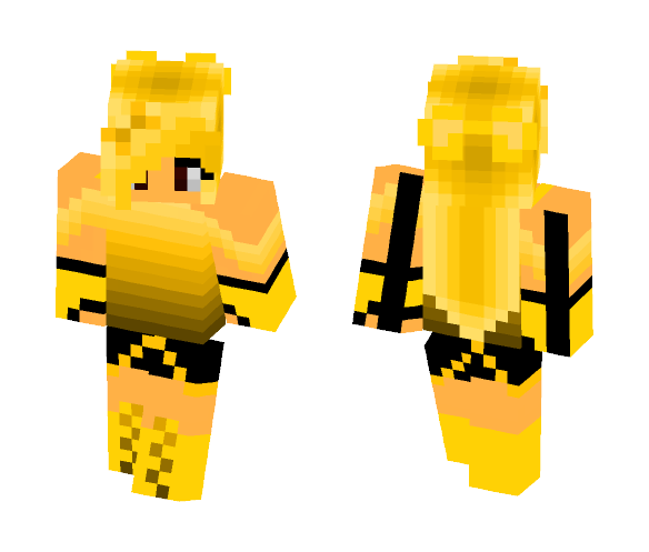Human blaze - Female Minecraft Skins - image 1