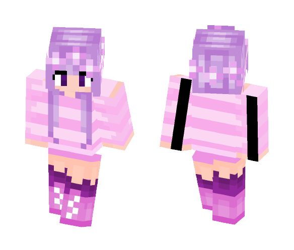 Pink Kawaii Girl - Girl Minecraft Skins - image 1