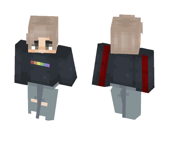 무지개 - Male - Male Minecraft Skins - image 1