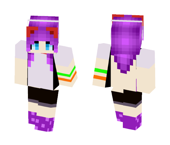 Download Free Arcade Ahri-League Of Legends Skin for Minecraft image 1 Arcade Ahri-League Of Legends - Female Minecraft Skins - image 1
