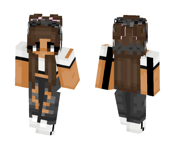 ???????????????????????? - Brunette - Female Minecraft Skins - image 1