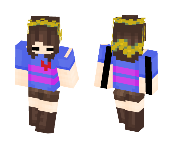 Frisk - Female Minecraft Skins - image 1